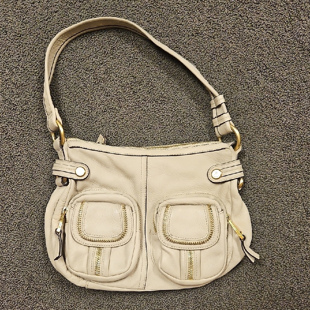 Y2k B Makowsky Leather Shoulder Bag